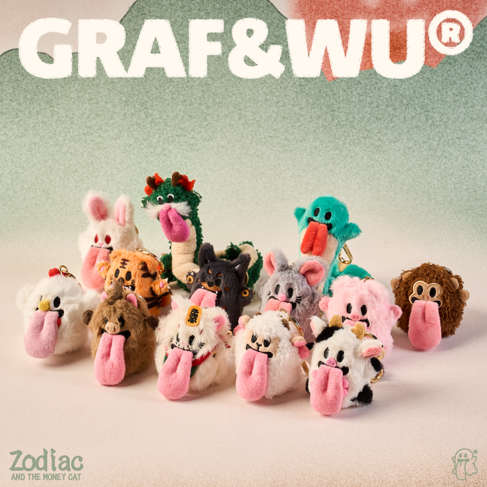 GRAF Zodiac Zodiac Plush Keychain