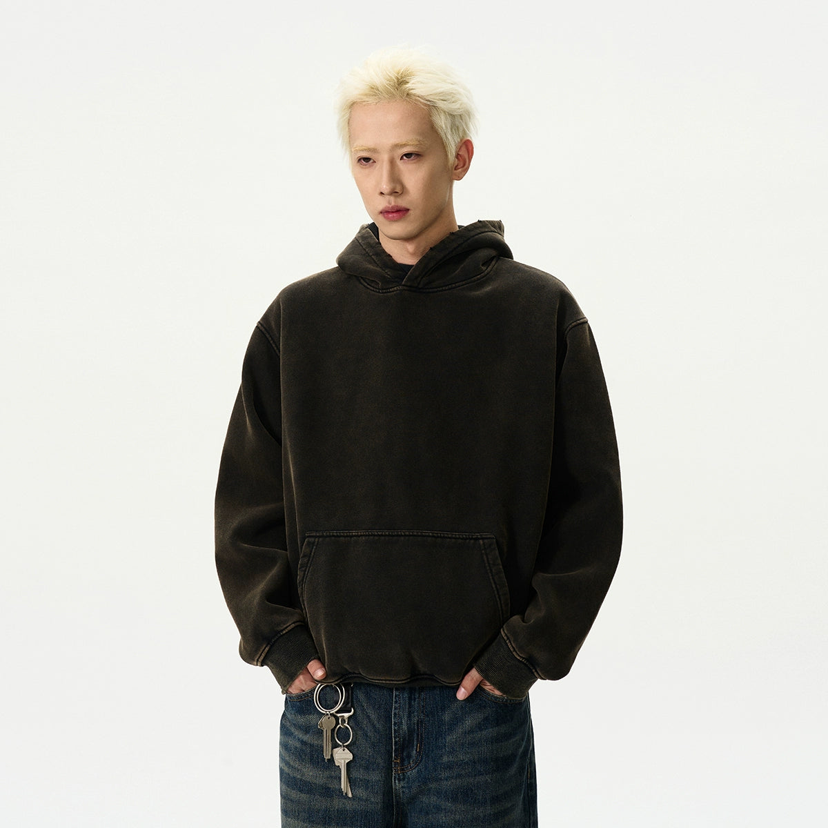 A PUEE Vintage Fleece Hooded Sweater