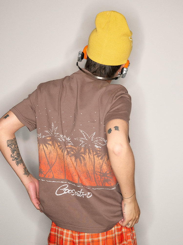 CoosRetro Printed Casual Loose Tee