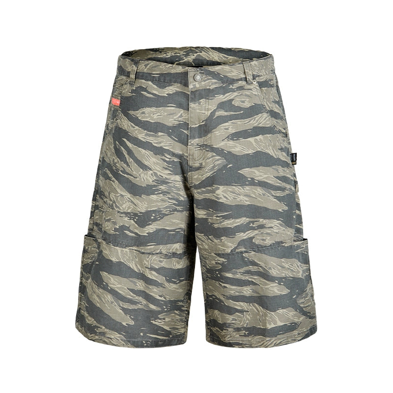 Remedy Camouflage Wide Leg Casual Tooling Shorts