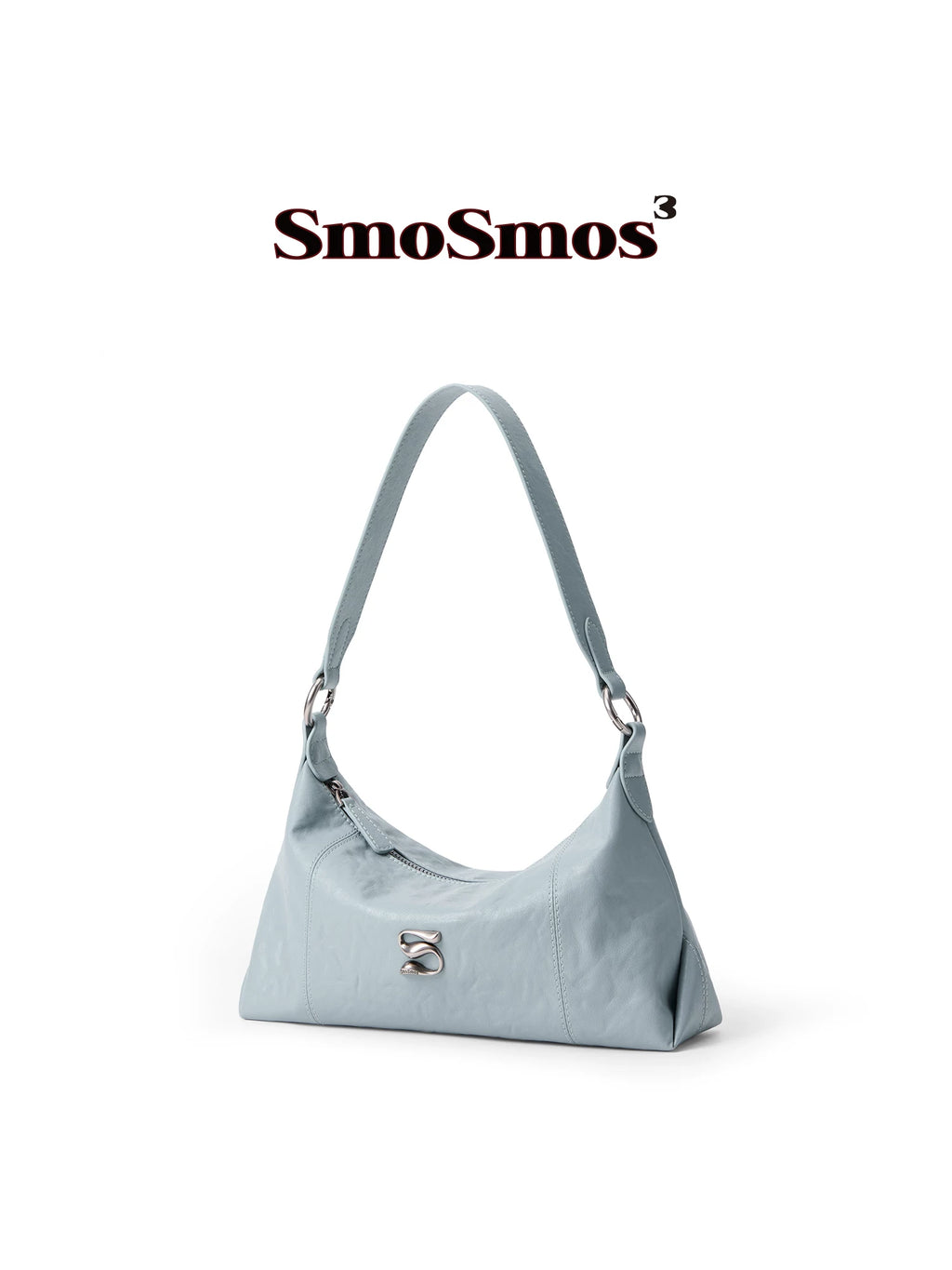 SmoSmos Niche Pleated Crossbody Shoulder Bag