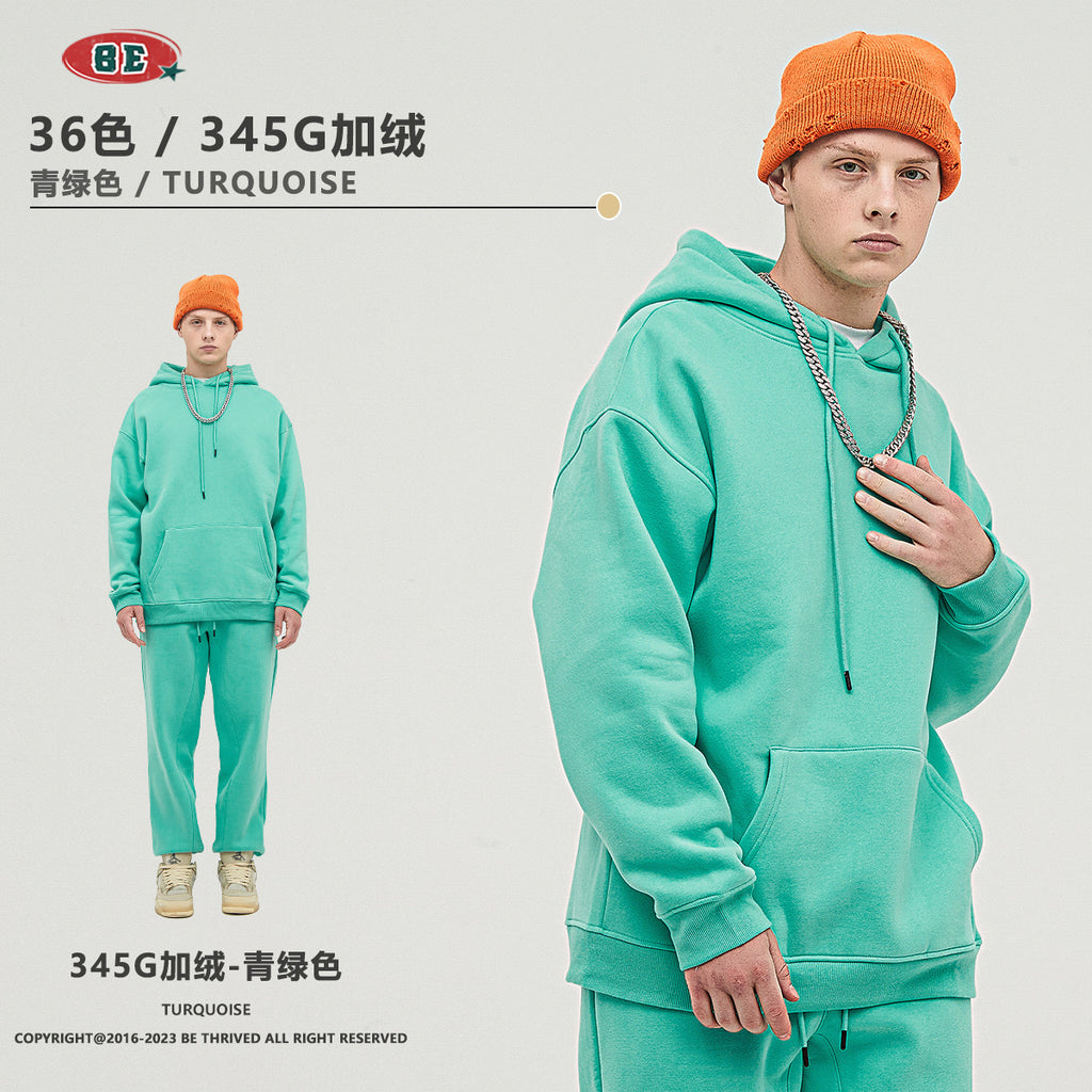 *BEST SELLING* BE 345g Loose Fit fleece hoodie (17-32)
