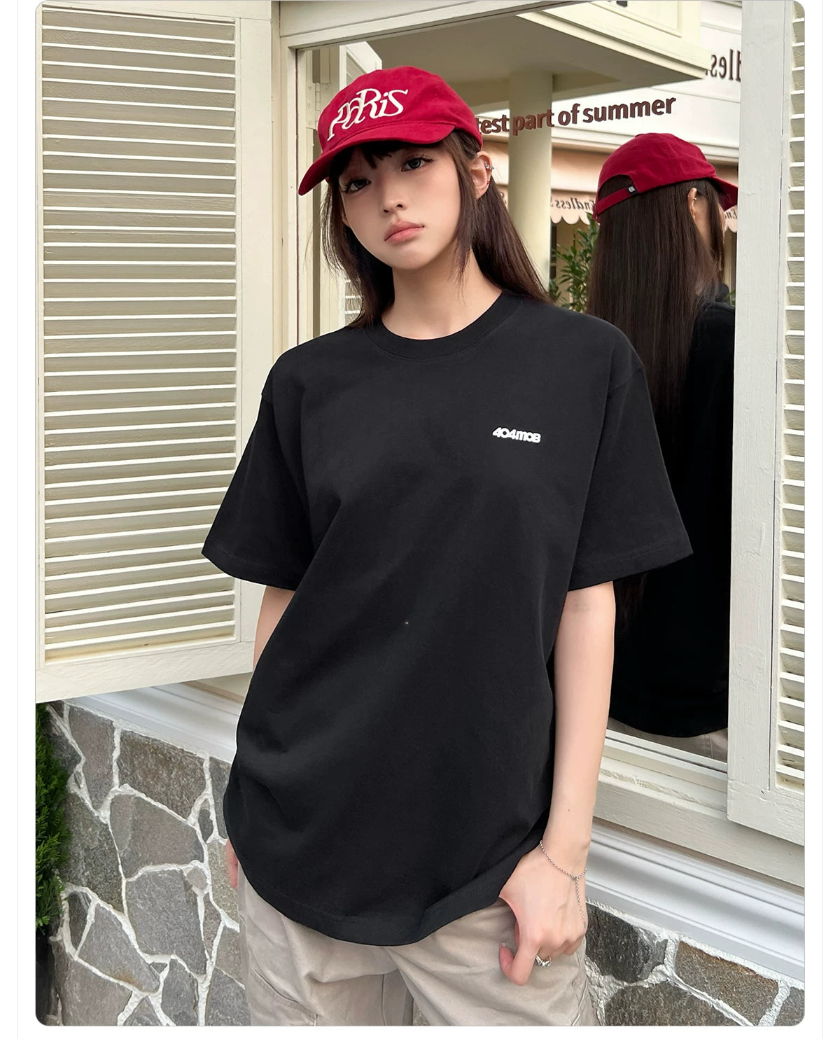 404MOB Simple Casual Versatile Tee