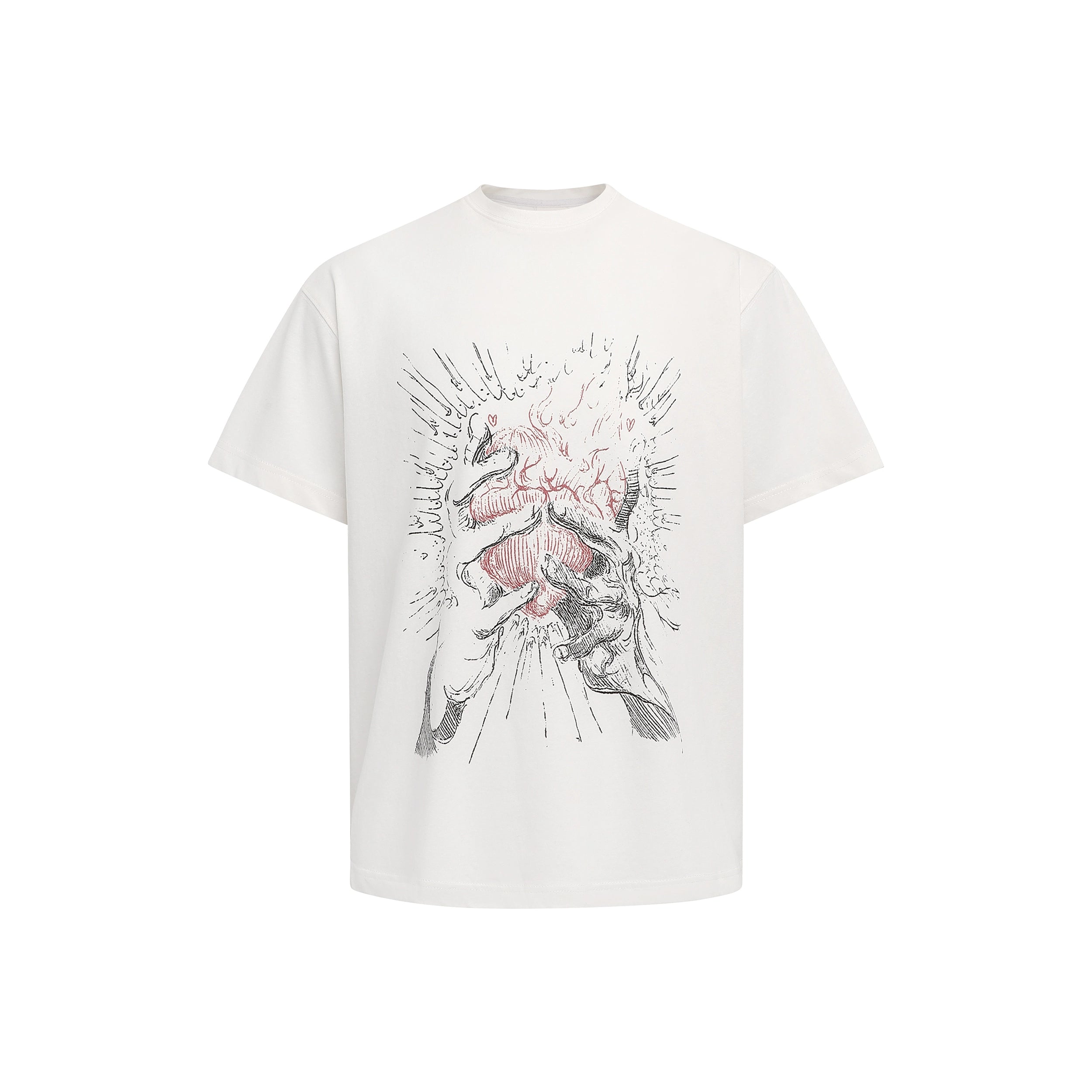 DIMC Sketch Graffiti Love Print Tee
