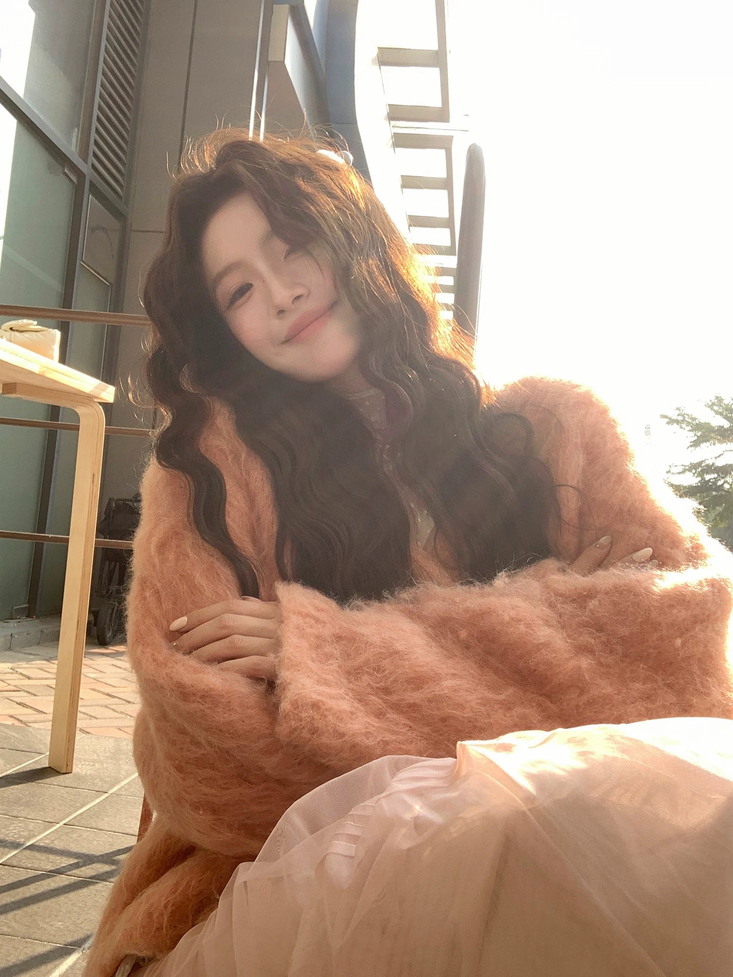 Even Korean Versatile V-Neck Sweater Cardigan