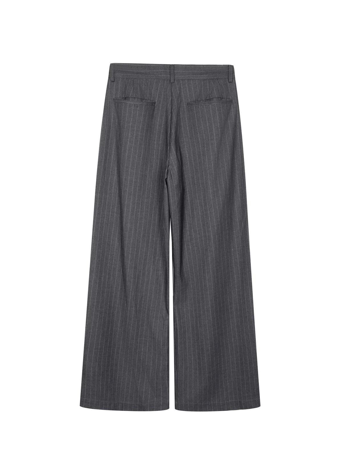 VOWPROGRESS Pleated Anti-wrinkle Straight Loose Trousers