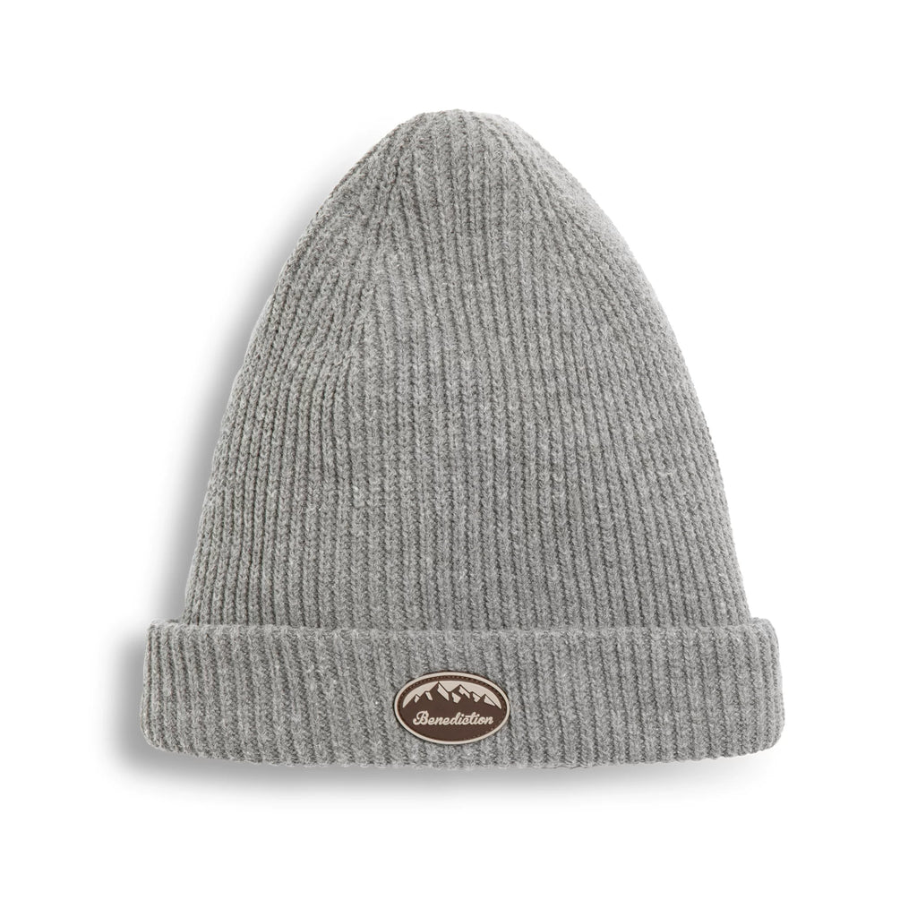 Madden retro folded edge knitted wool hat
