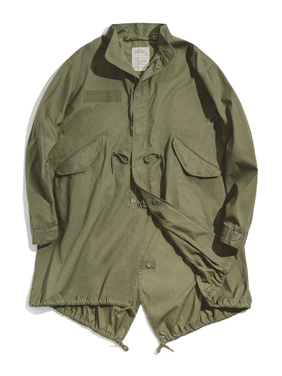 Madden retro M65 trench long coat