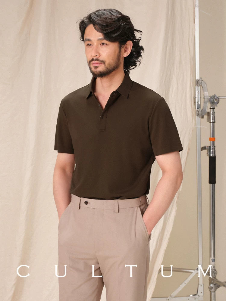 CULTUM Business Commuter Polo Shirt Casual Tee