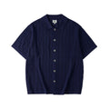 LR MADE Hollow Breathable Short-sleeved Knitted Shirt
