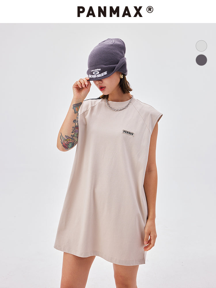 PANMAX Shoulder Zipper Sports Cotton Vest