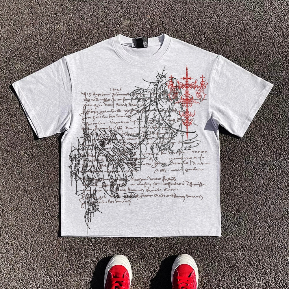 Wang Youbing Studio! KARA 260g 100% Cotton Tee