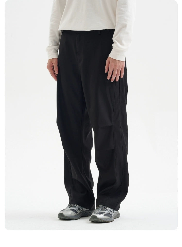 BUTTBILL 480G straight-leg loose Japanese paratrooper pants