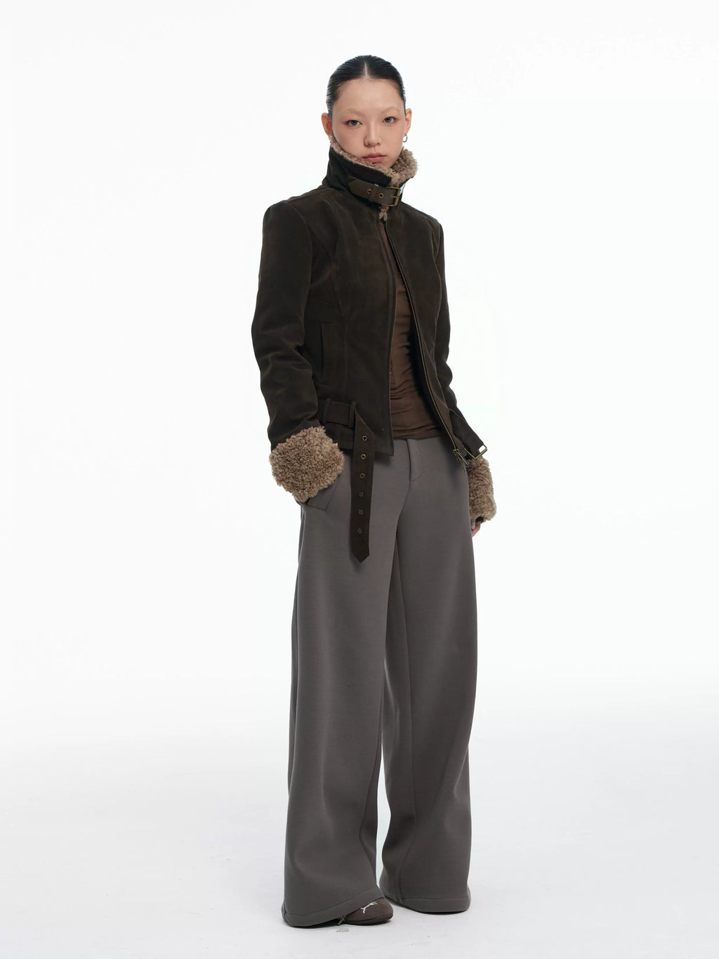 LINY LIBERTY Vintage Thickened Short Jacket