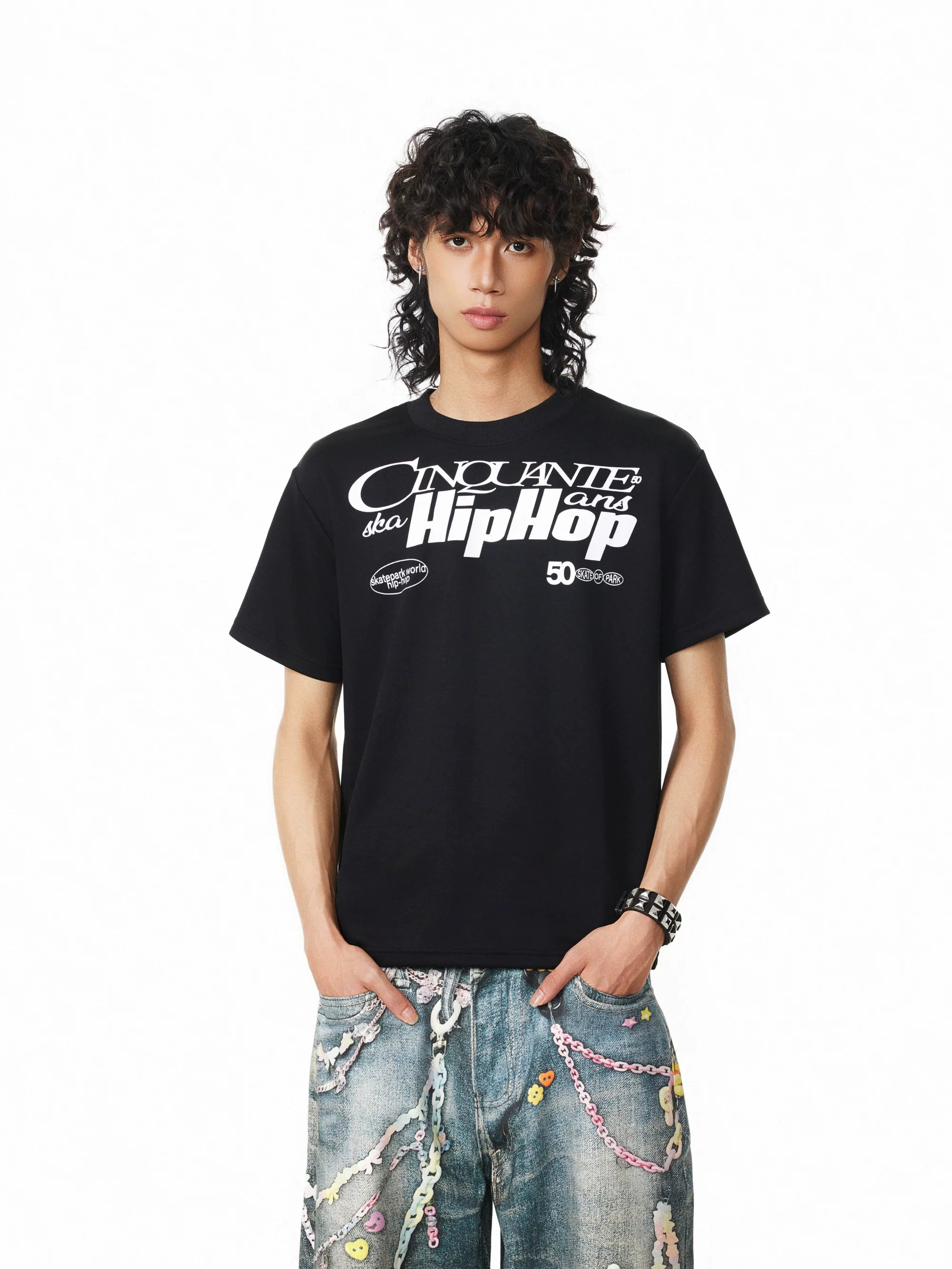 BTSG Retro Copper Ammonia Wire Air Layer Front Shoulder Short Width Tee