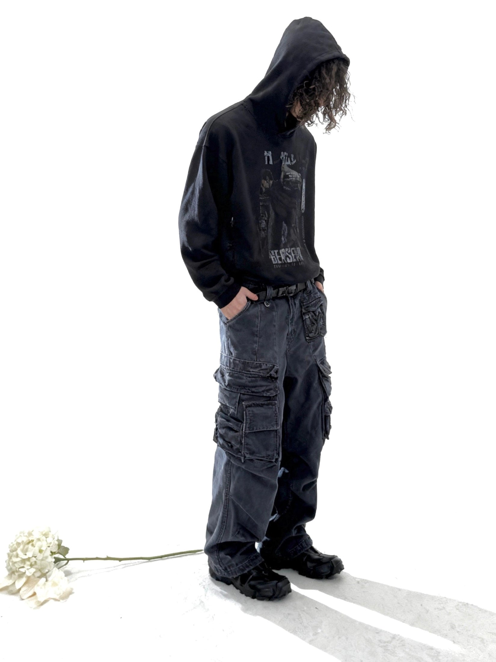 VOWPROGRESS Do Old Damage Hooded Sweater