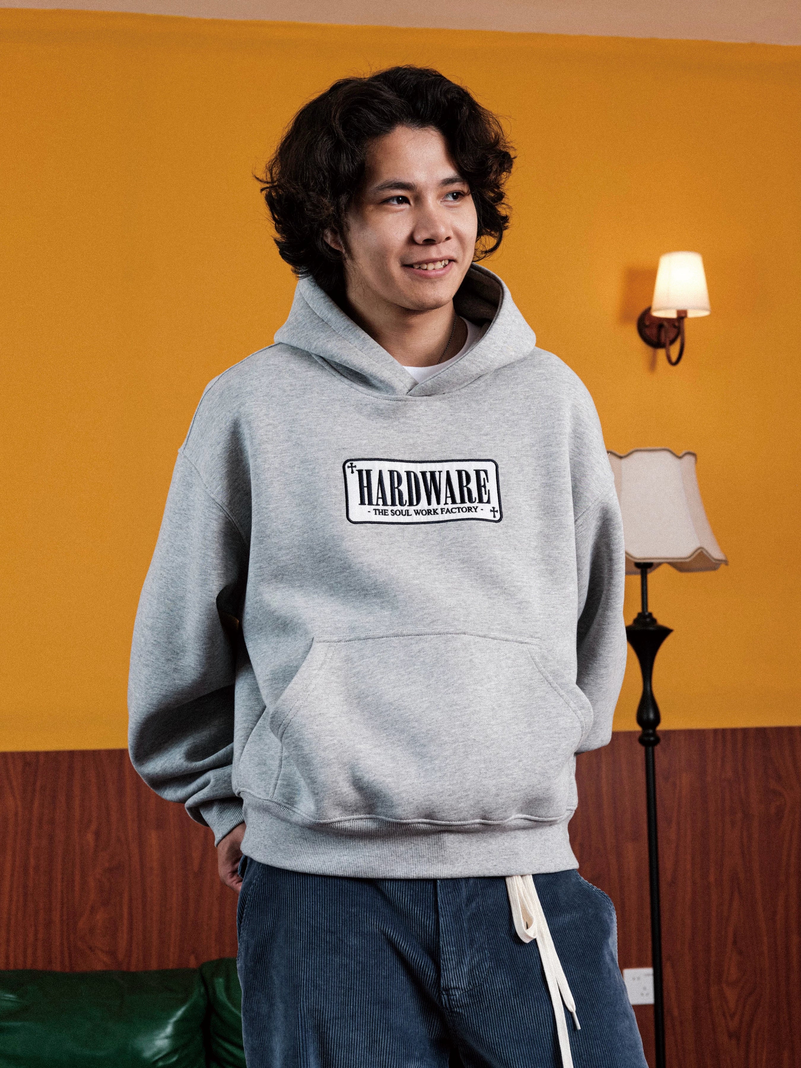 SWFI Heavy Thickened BOXY Embroidered Hooded Sweater