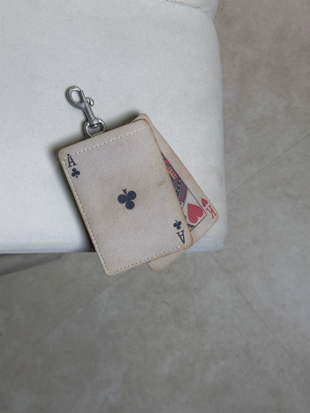 Set for Life 25SS Retro "AK" Poker Printed Card Bag Wallet