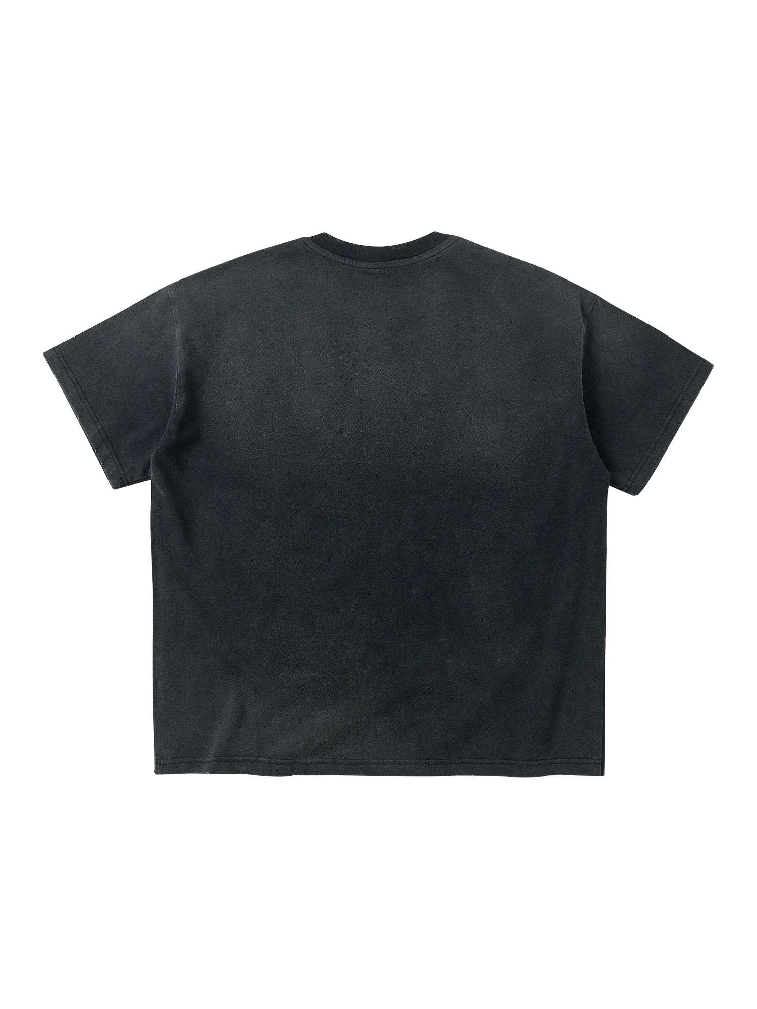SAXGENWON Crew Neck Short and Wide Version Casual Tee