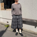 Anniehall Plaid Casual 7-point Trousers