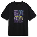 MuscleDog Large Pattern Crew Neck Loose Casual Tee