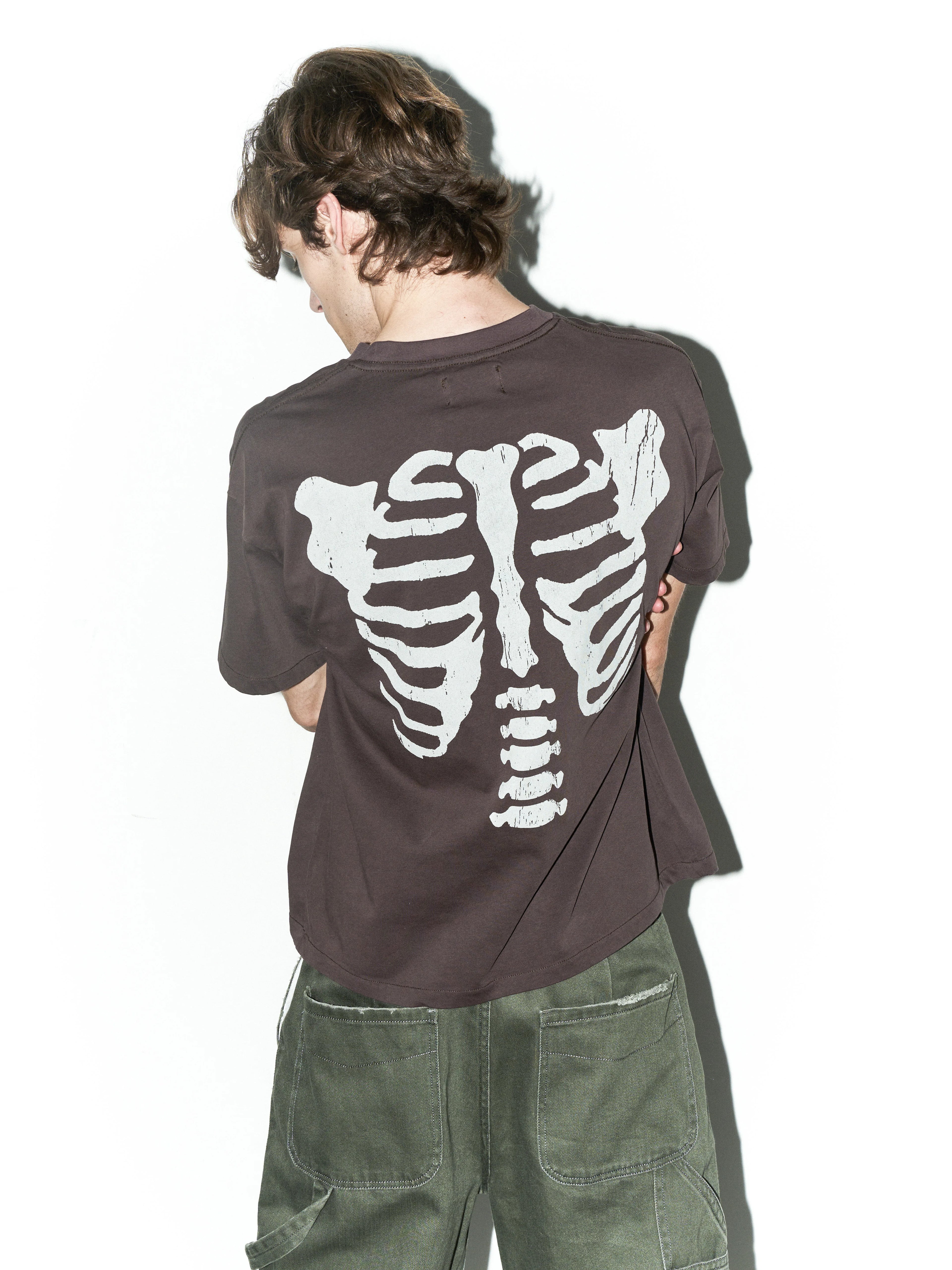 LIBERAFIT Poster Skeleton Print Loose Tee