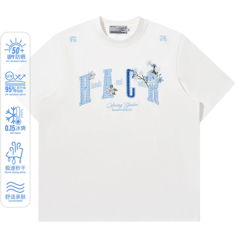 HACR Small Fragrant Sticker Embroidered Shasorona Tee