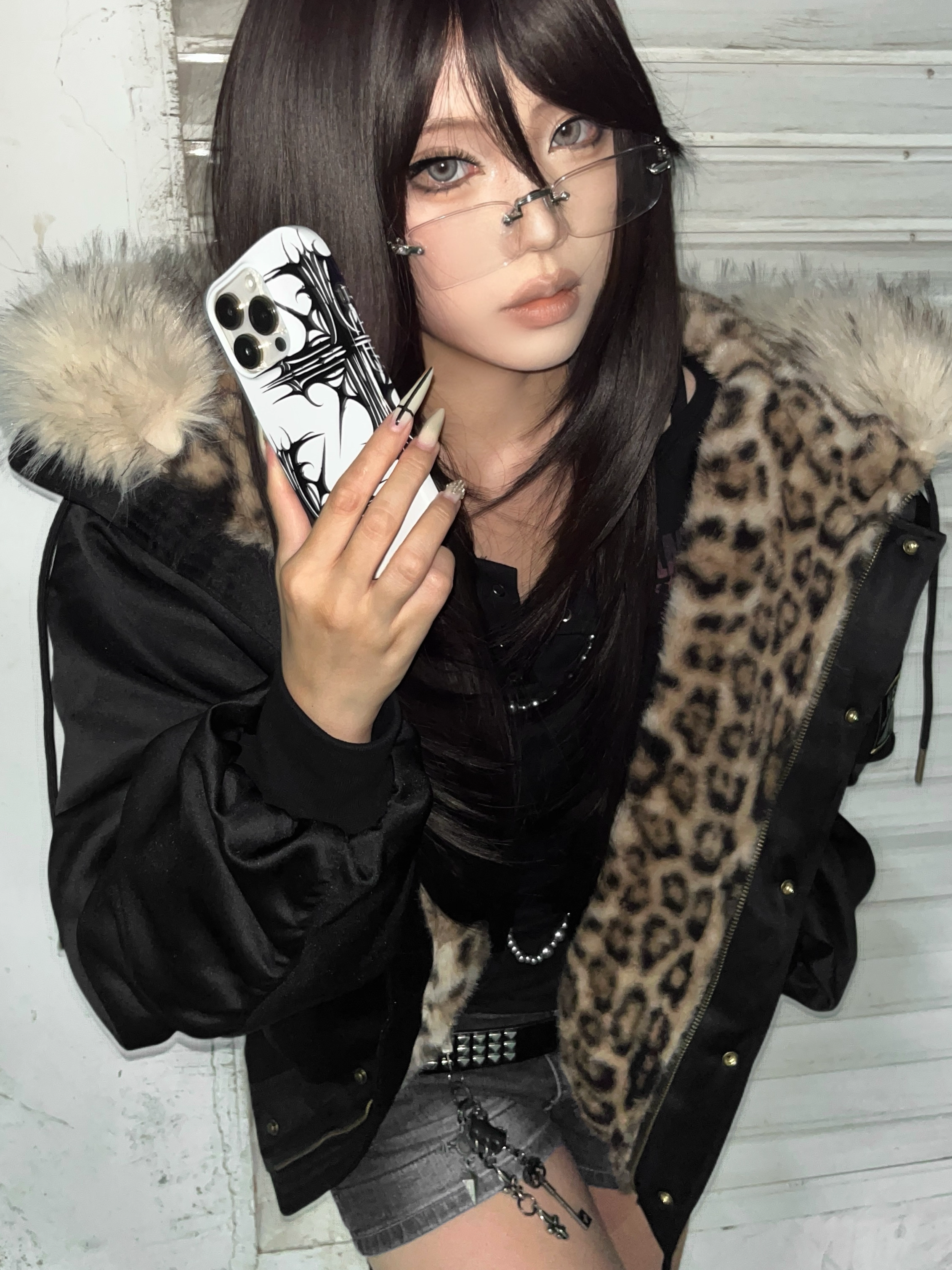 Imdelusion Punk Cross Old Heavy Industry Pendant Accessories Bag Hanging