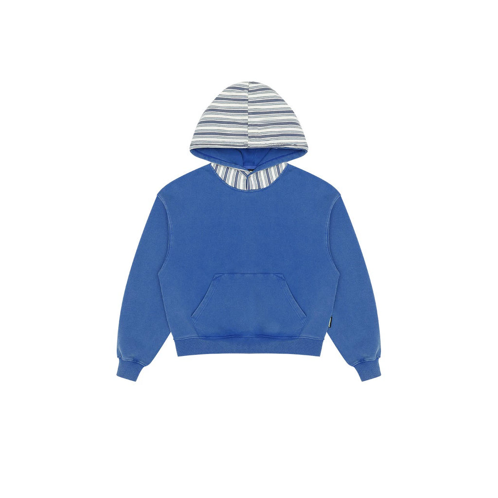 MMBBT Versatile Striped Pullover Hooded Sweater