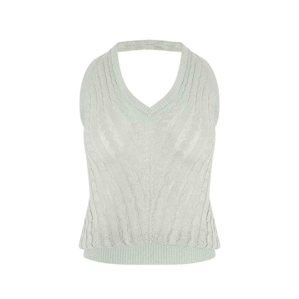 Wildberry Woolen Neck Vest