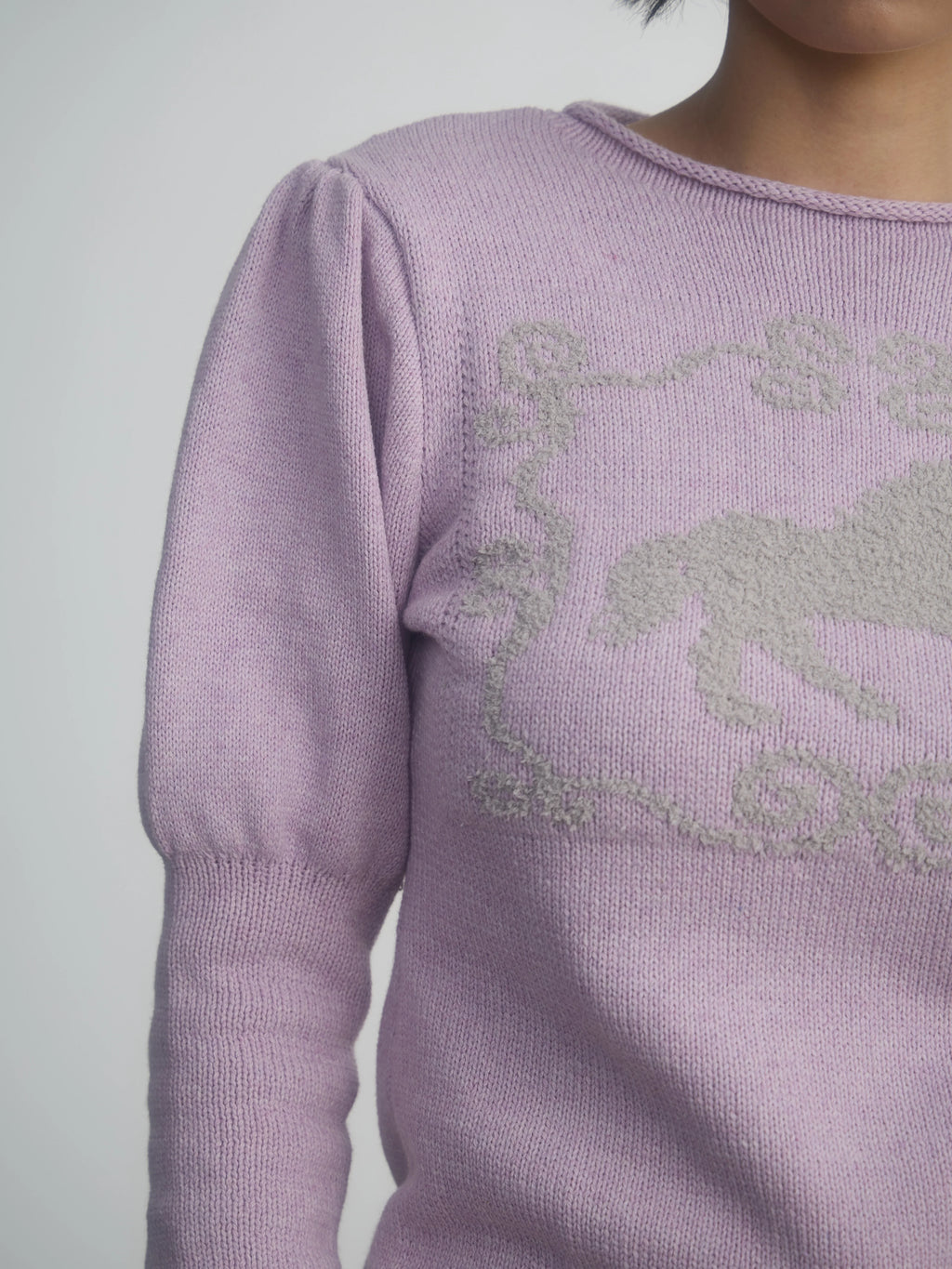 In Two Twos Fake Two Medium and Long Pony Sweaters