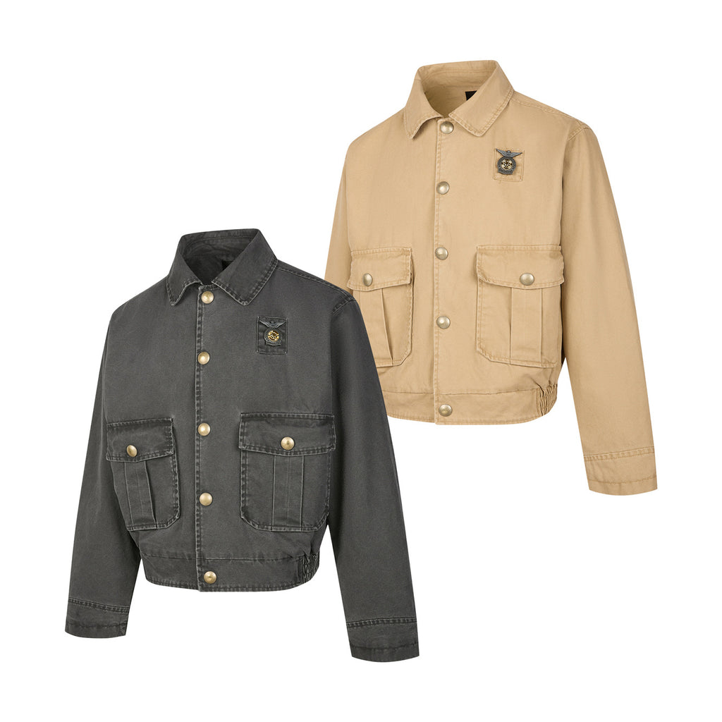 EME Vintage Short Wide Lapel Jacket