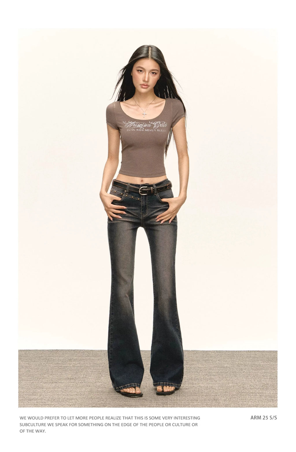 Ariseism Vintage Skinny Pull Jeans