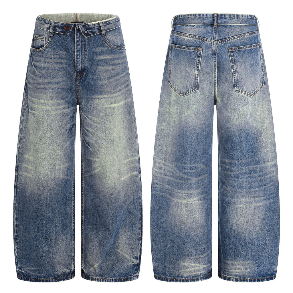11KN Vintage Straight Lightning Loose Jeans