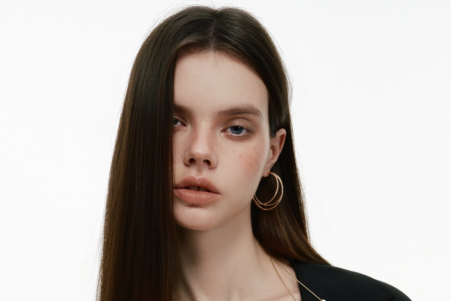 SUMIYAKI Three-layer Premium Plain Ring Earrings