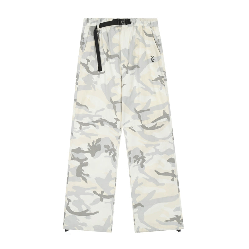 US Loose Hip Hop Camo Overalls