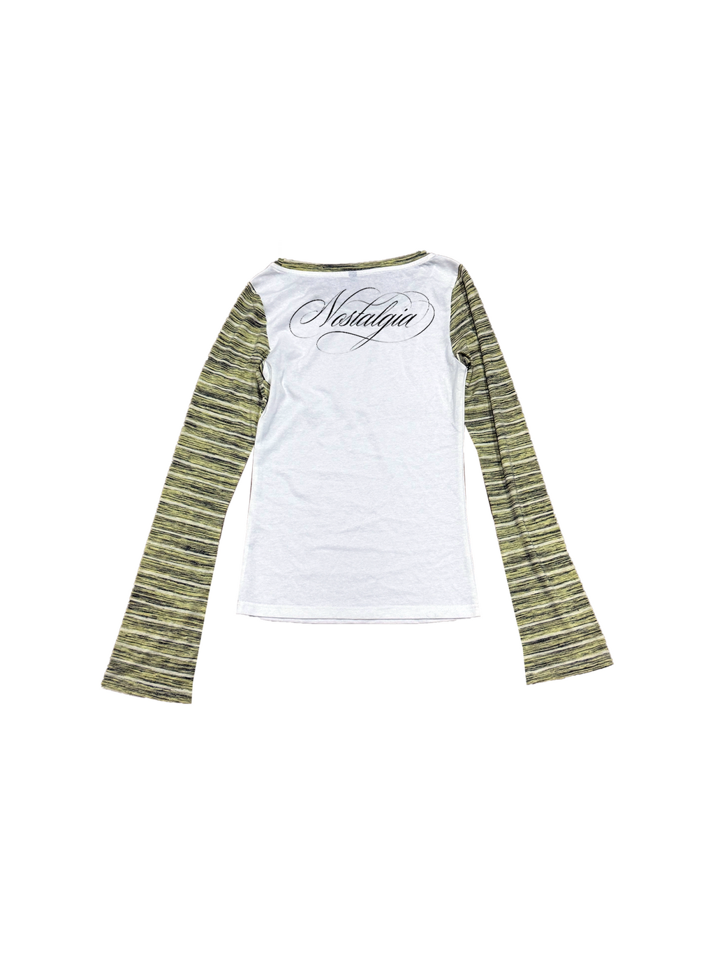 DETW Polka Dot Digital Printing Stripe Splicing Long Sleeve