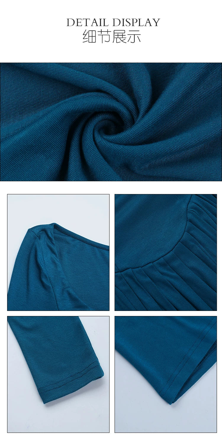 Instunning Retro Square Collar Temperament Waist Skirt