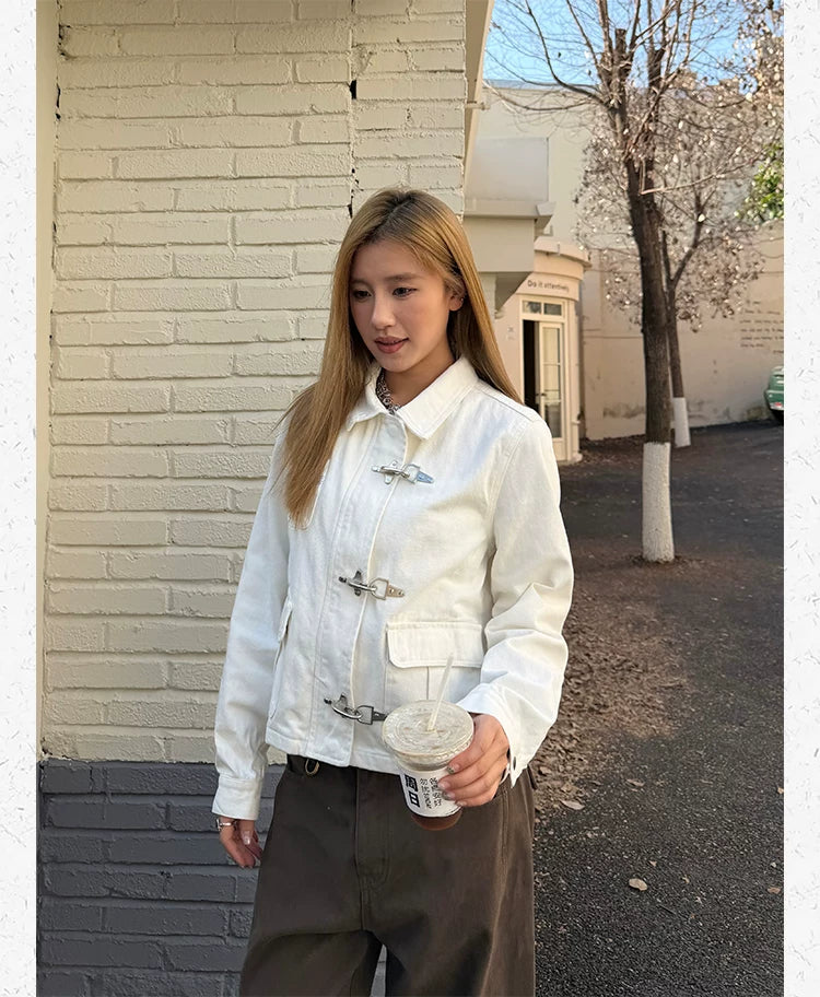 CCYE Vintage Versatile Front Shoulder Jacket