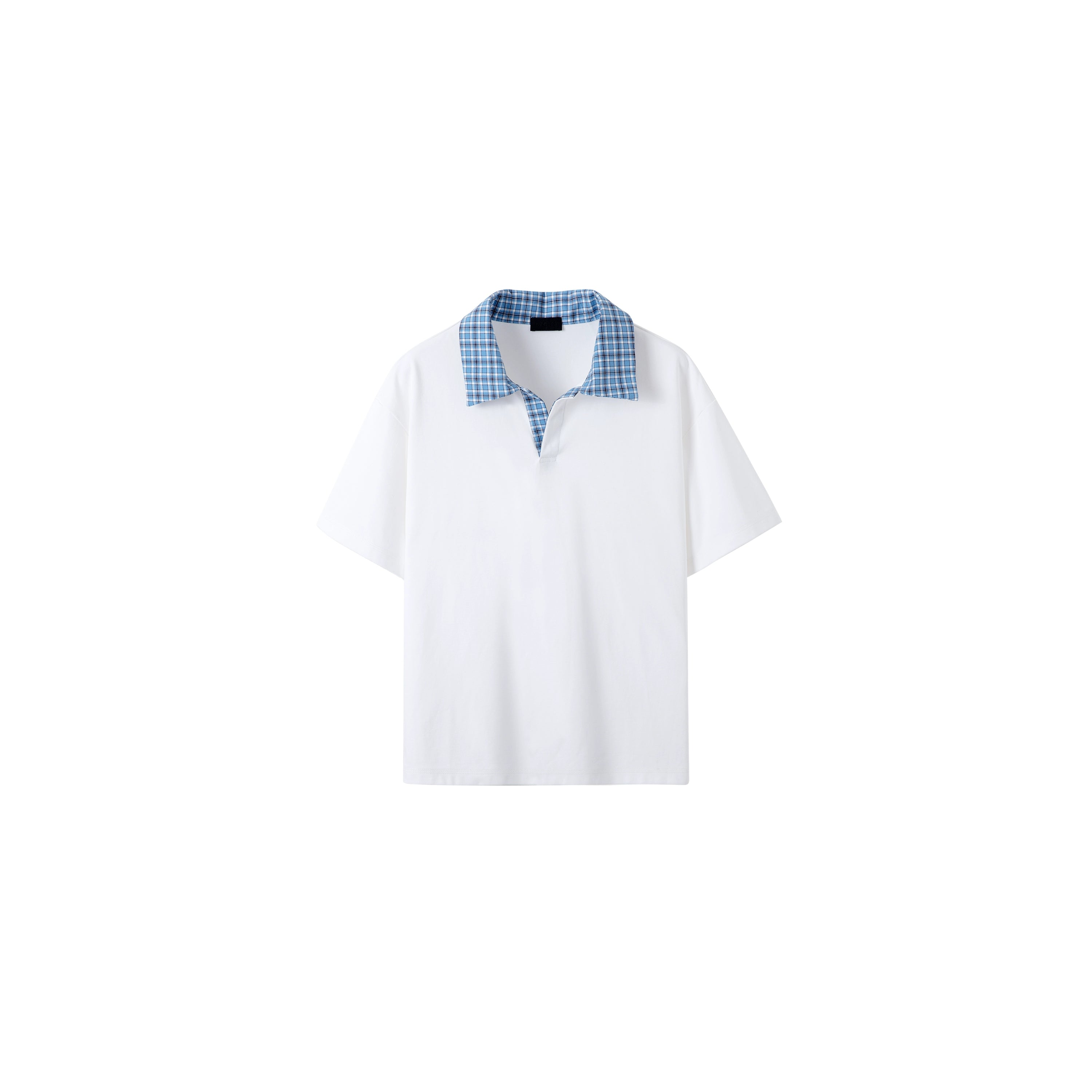 PLUS NO LOGOmiu Color Matching Collar Polo Tee