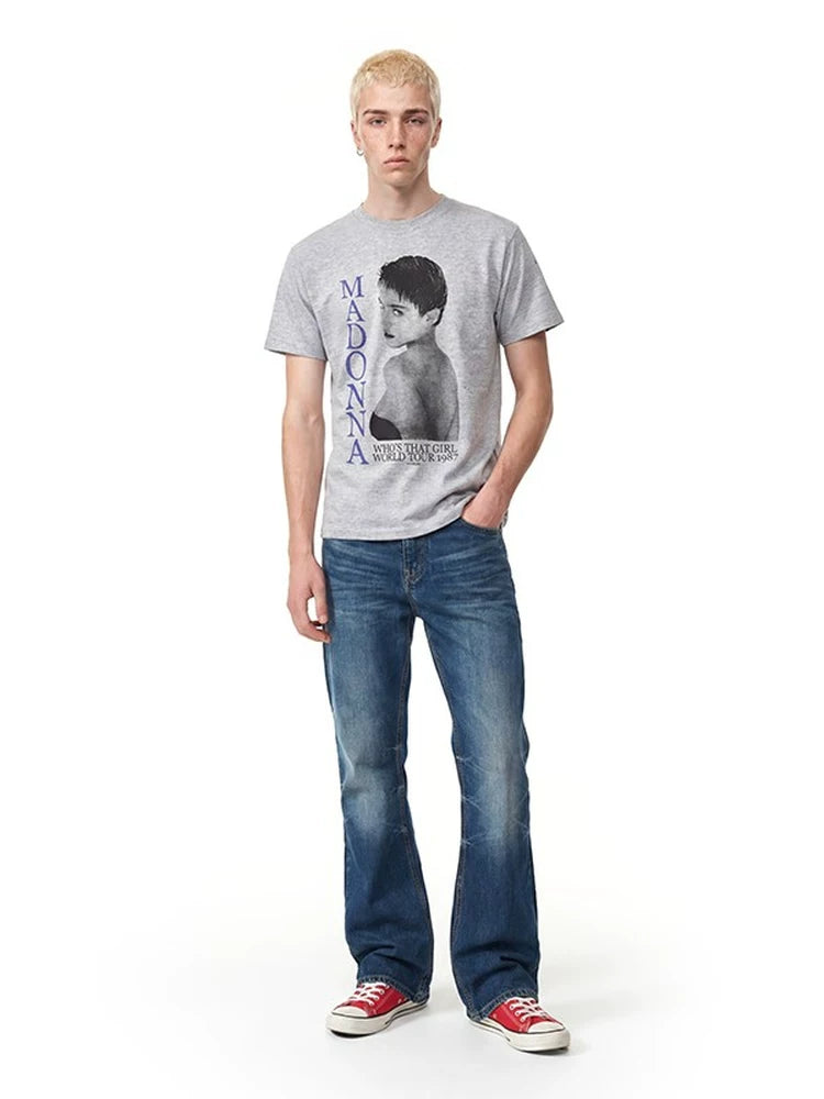 EME Retro Old Casual Round Neck Tee