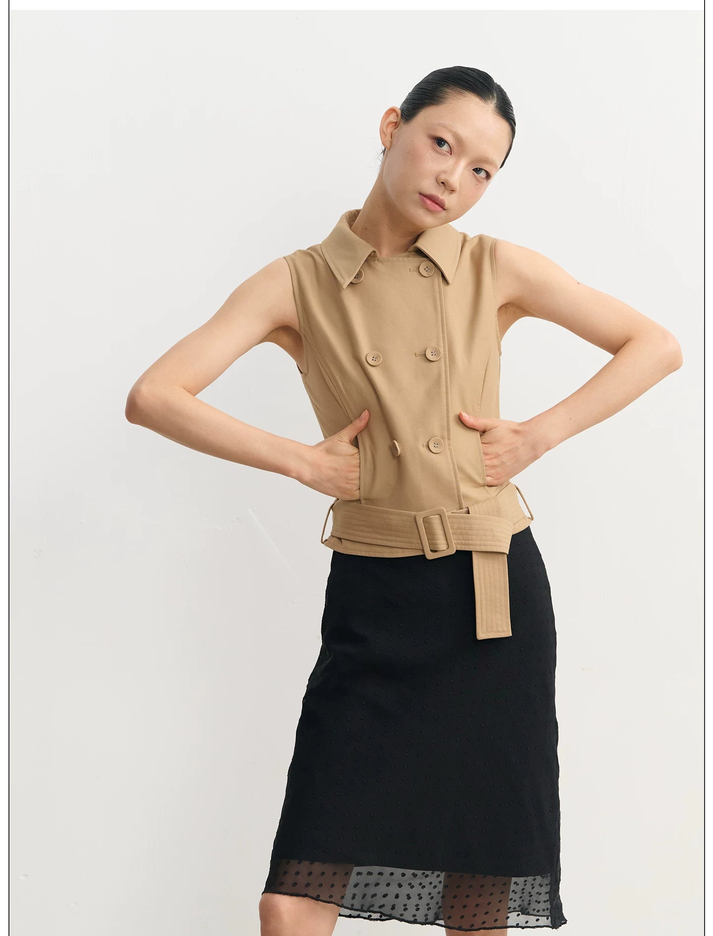 LINY LIBERTY Shoulder Sleeve Short Shawl Set