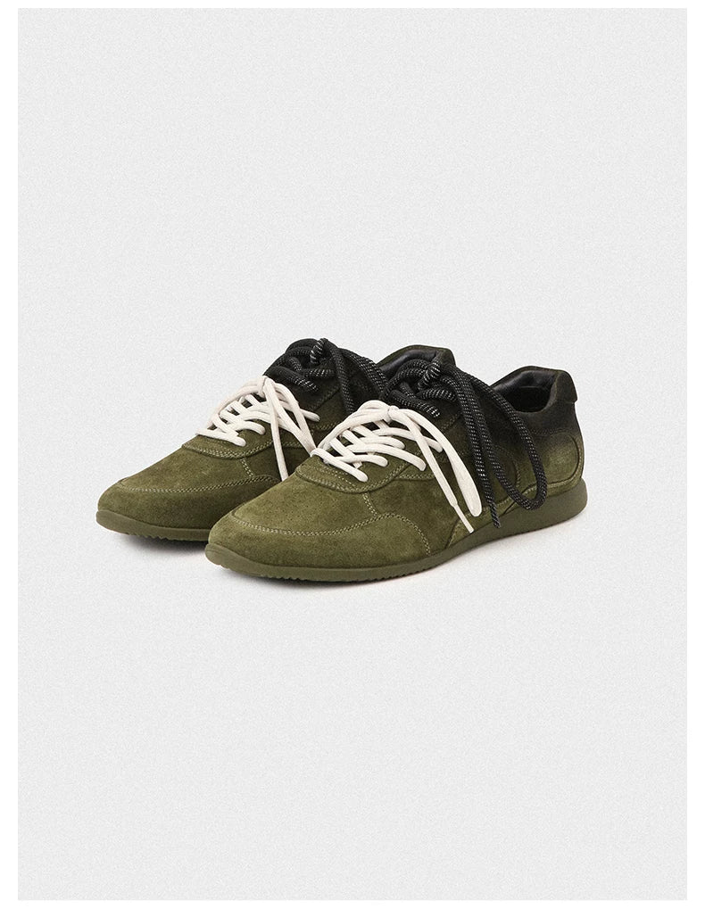 Borrowed Project Multi-strap Inkjet Contrasting Casual Sneakers