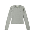 RPB BRAND Vintage Slim Fit Rough Sleeve Versatile Bottom Top