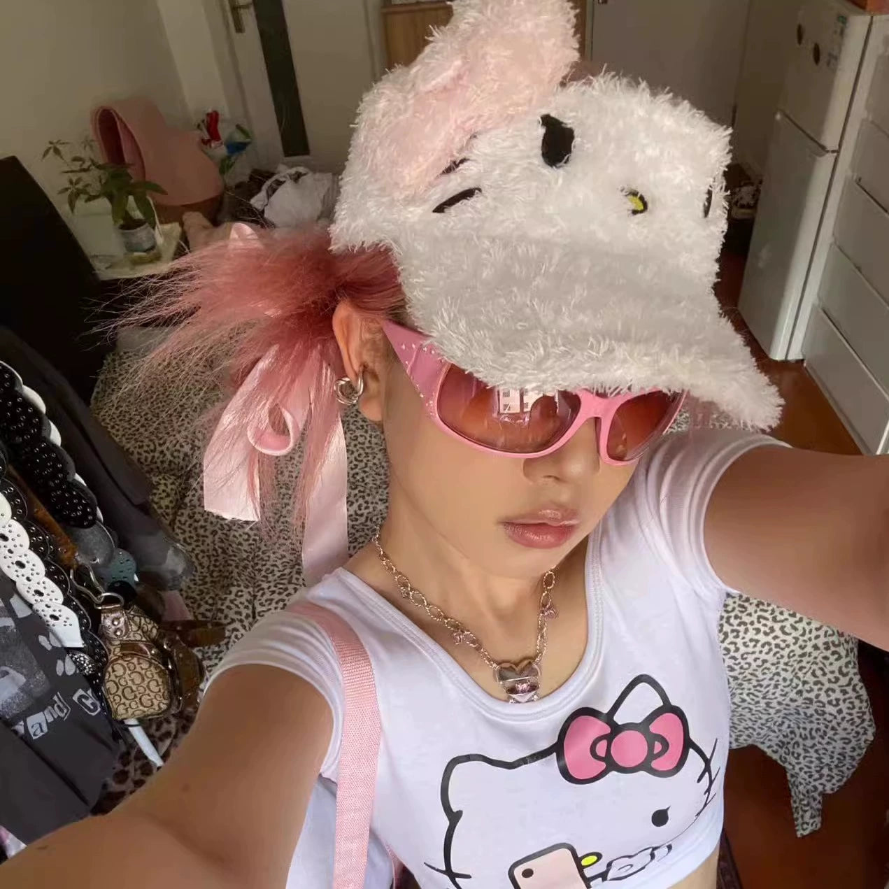 SAUCEy2k Plush Cute Cap