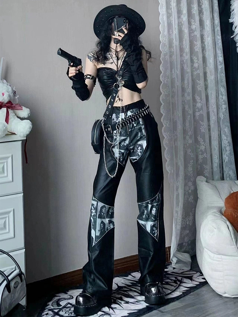 DND4DES Extra Dark Metal Bullet Jeans Belt Belt