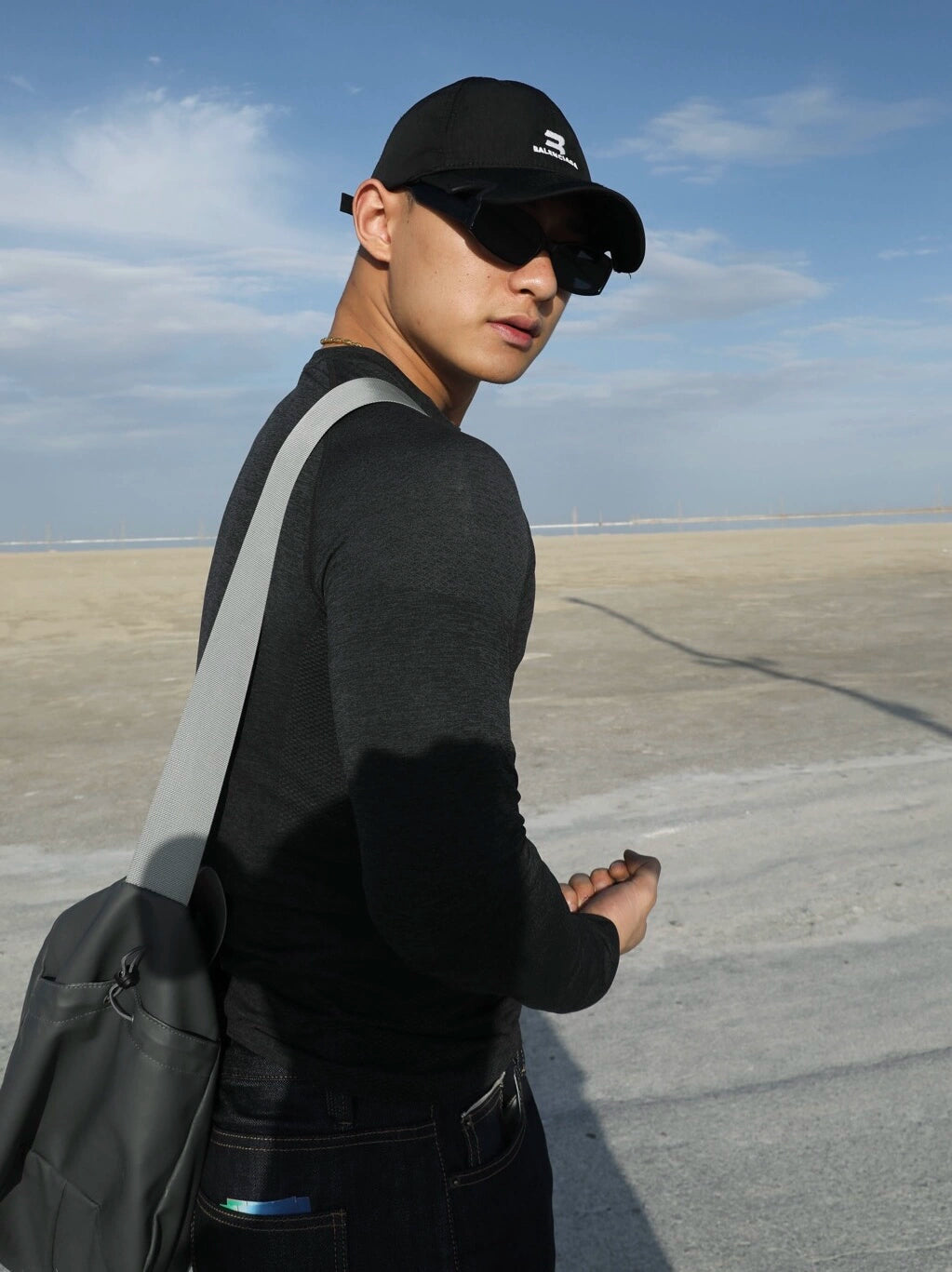 GTAL Seamless Jacquard Quick-drying Training Slim-fit Long Sleeves