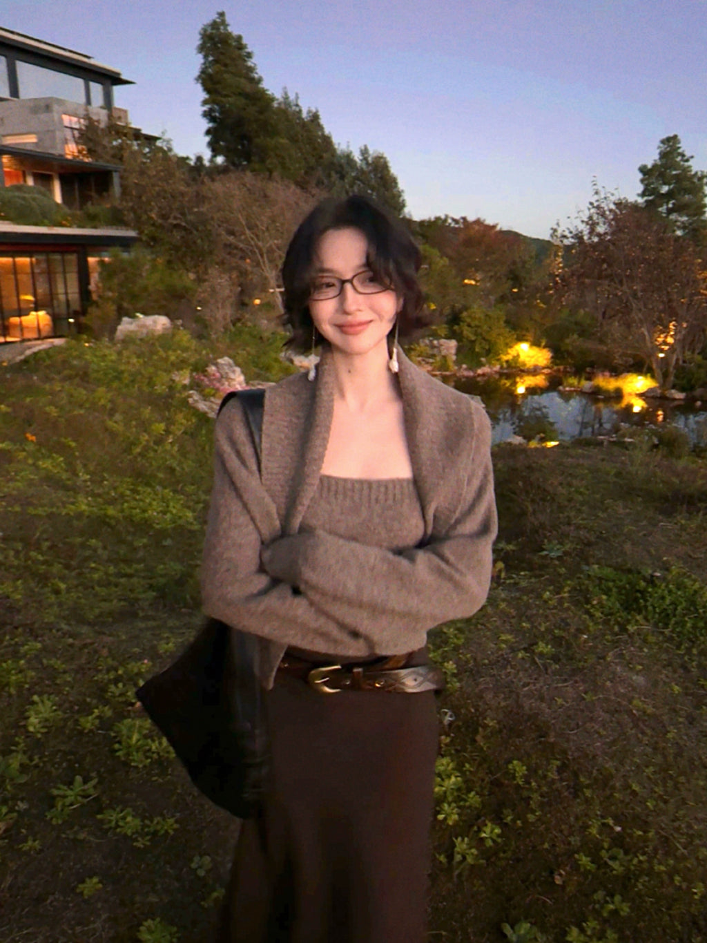 KELIFAN Wool-blend Knitted Cardigan