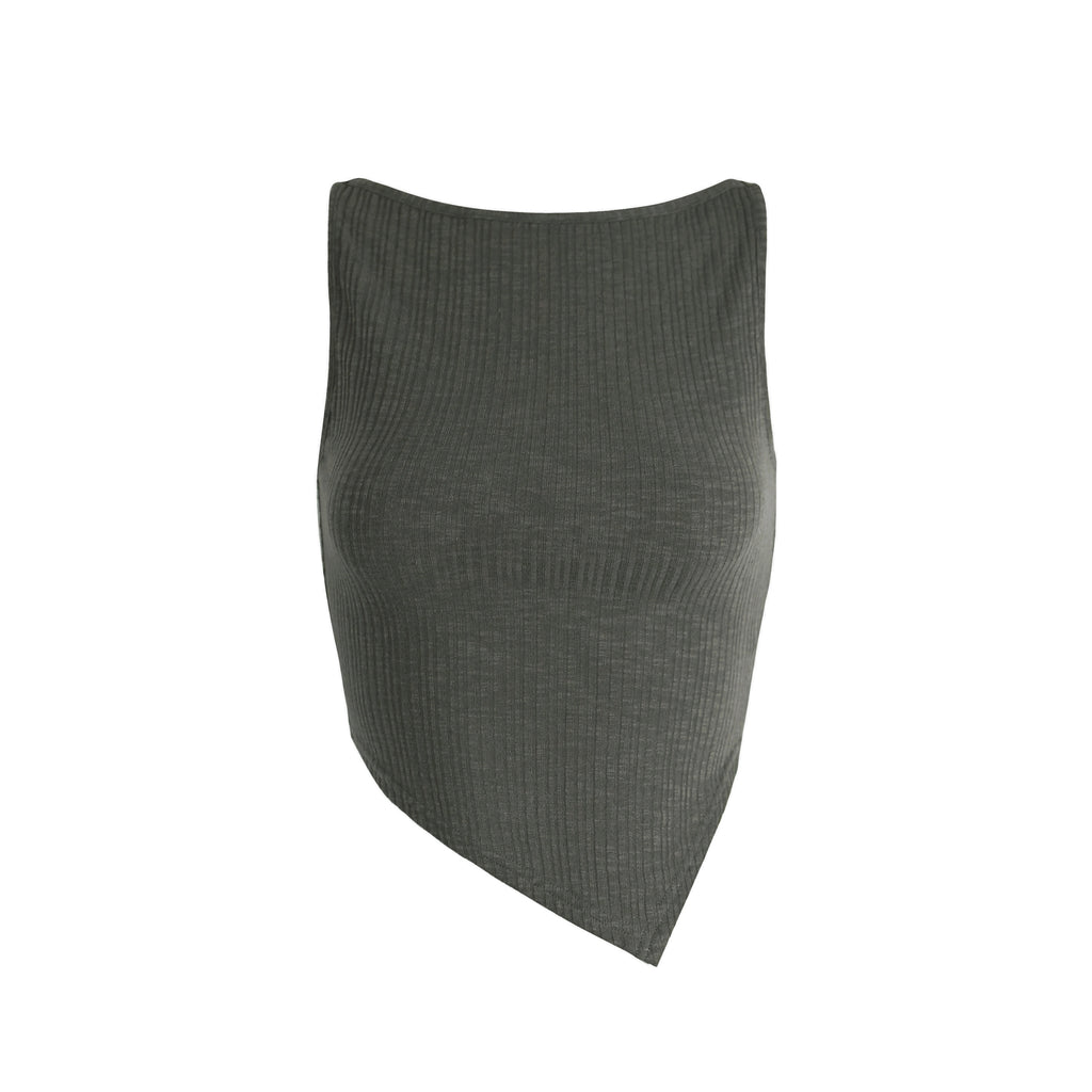 Jim Kennet One-Neck Asymmetrical Design Slim Sling Knitting