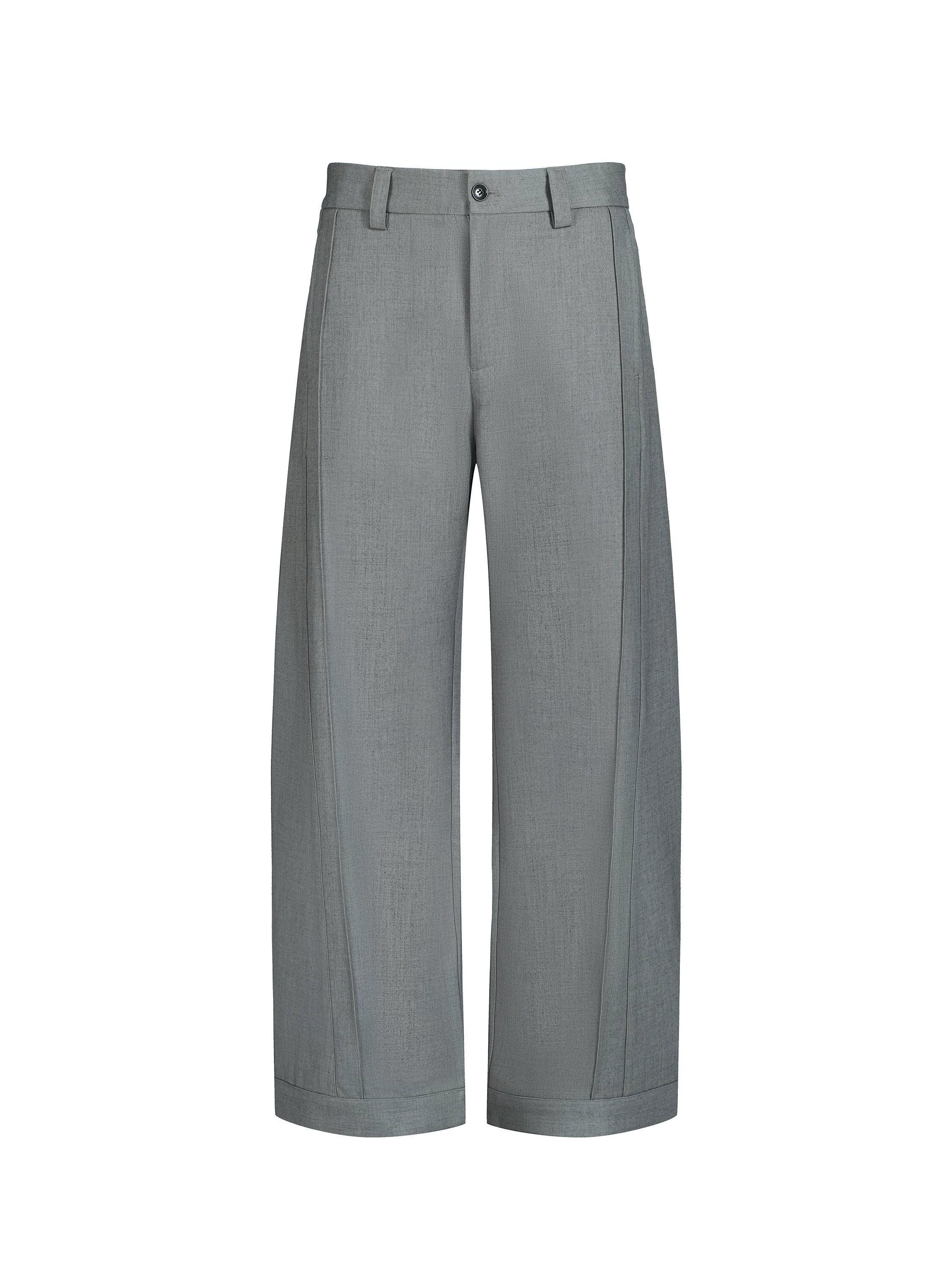 TERRAINCOGNITA Pinch Pleated Silhouette Casual Versatile Trousers